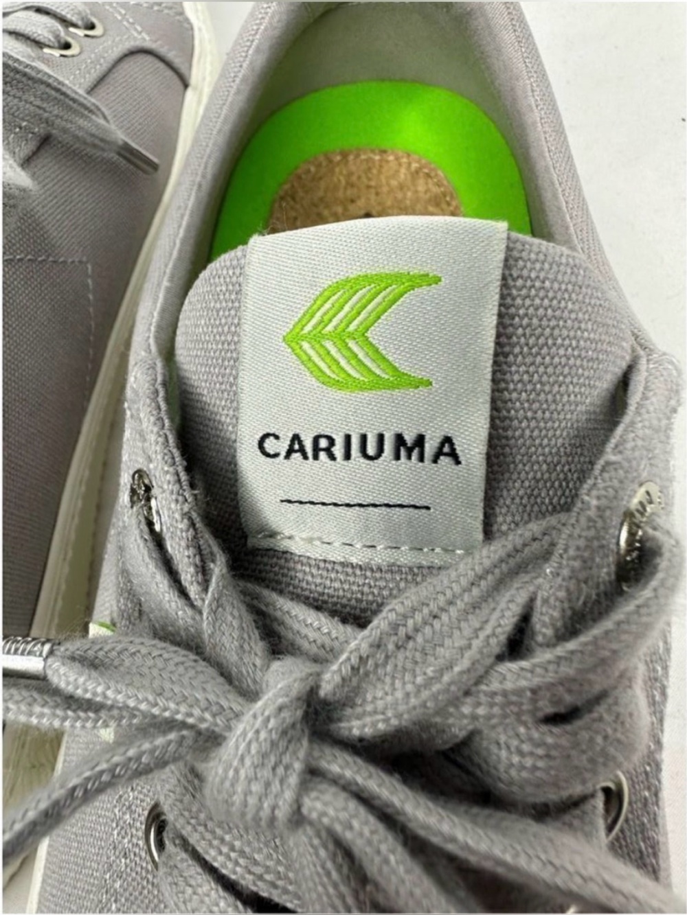 Cariuma OCA Low Light Grey Canvas Unisex Sneaker Women’s m 11 Men’s 9.5 - Picture 4 of 14
